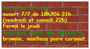 Vivement l'�t�...on est ouvert tous les midis...